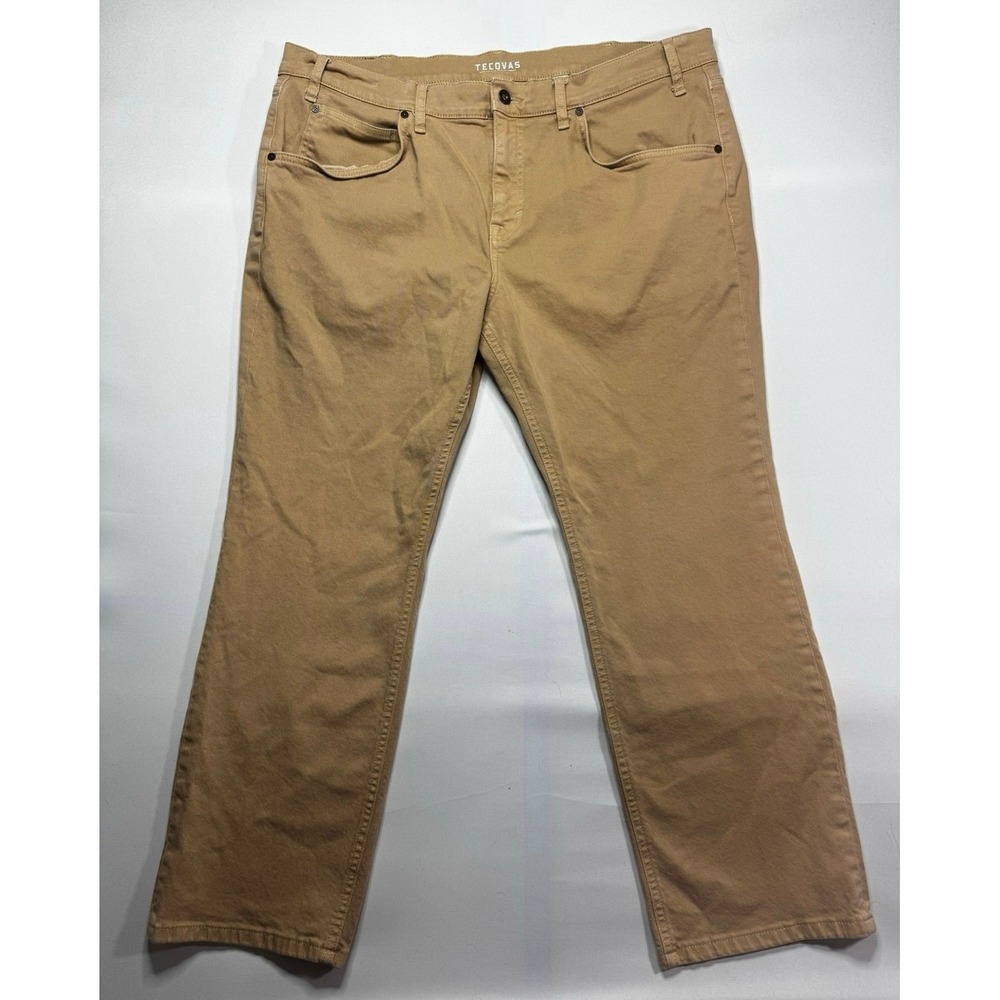 Tecovas Men's Everyday Standard Fit Straight Leg Tan Denim Jeans - 40x30 (40x29)